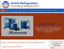 Tablet Screenshot of airlinkrefrigeration.com